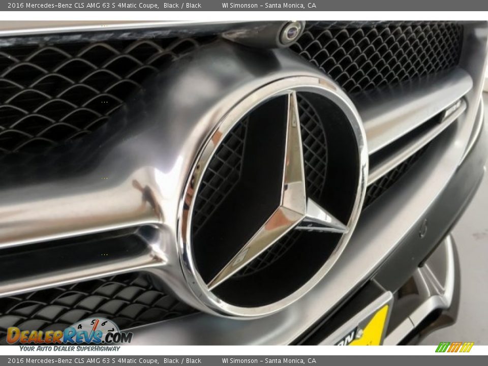 2016 Mercedes-Benz CLS AMG 63 S 4Matic Coupe Black / Black Photo #34