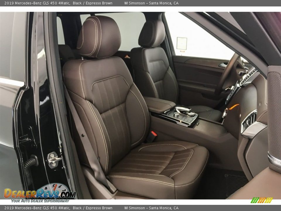 Espresso Brown Interior - 2019 Mercedes-Benz GLS 450 4Matic Photo #5