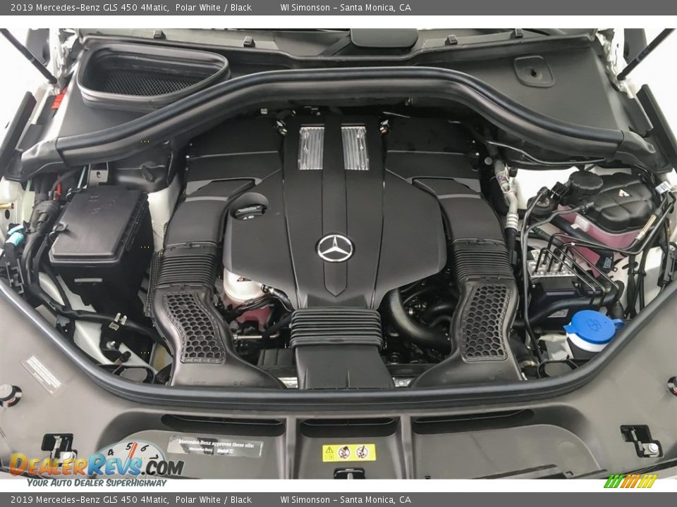 2019 Mercedes-Benz GLS 450 4Matic 3.0 Liter biturbo DOHC 24-Valve VVT V6 Engine Photo #8