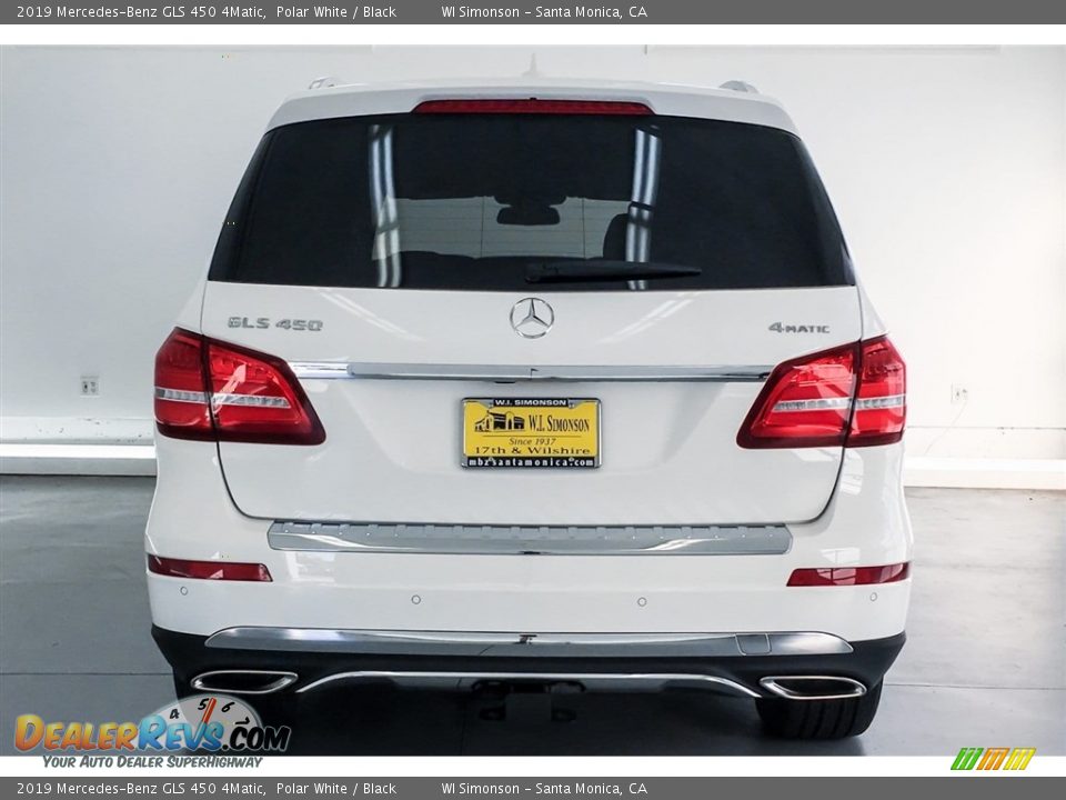 2019 Mercedes-Benz GLS 450 4Matic Polar White / Black Photo #3
