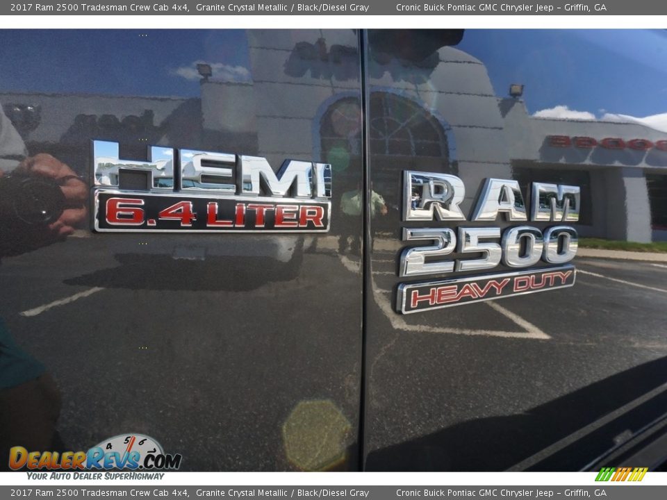 2017 Ram 2500 Tradesman Crew Cab 4x4 Granite Crystal Metallic / Black/Diesel Gray Photo #10