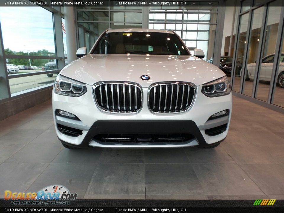 2019 BMW X3 xDrive30i Mineral White Metallic / Cognac Photo #4
