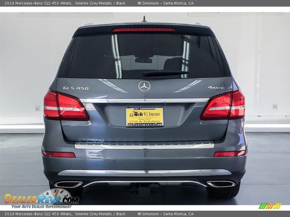 2019 Mercedes-Benz GLS 450 4Matic Selenite Grey Metallic / Black Photo #3