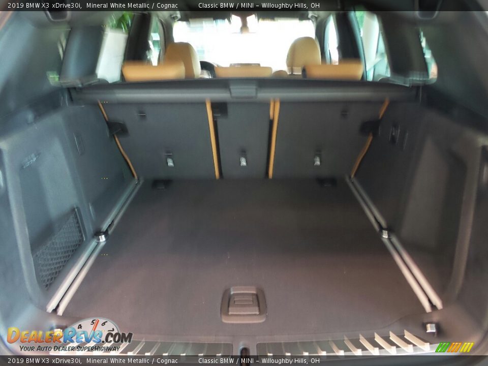 2019 BMW X3 xDrive30i Mineral White Metallic / Cognac Photo #8