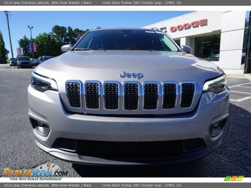 2019 Jeep Cherokee Latitude Billet Silver Metallic / Black Photo #2