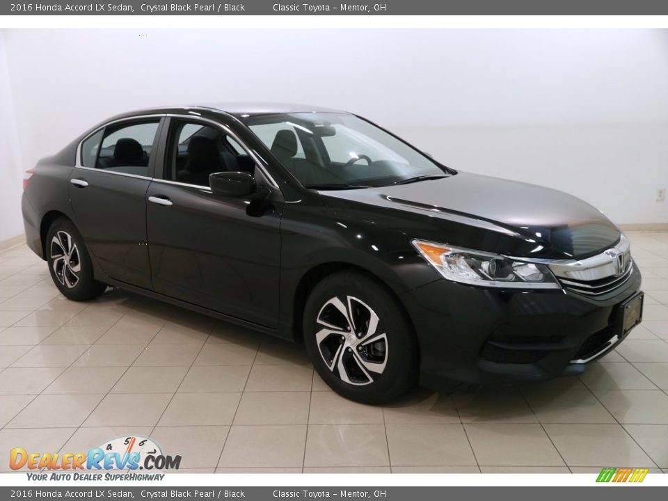 2016 Honda Accord LX Sedan Crystal Black Pearl / Black Photo #1