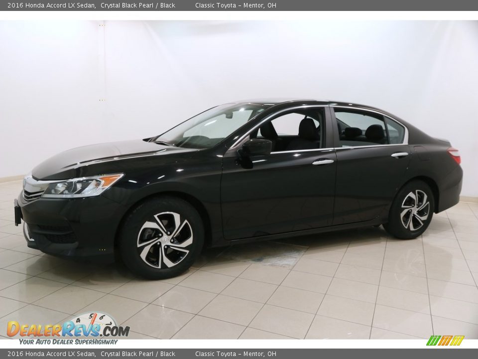 2016 Honda Accord LX Sedan Crystal Black Pearl / Black Photo #3