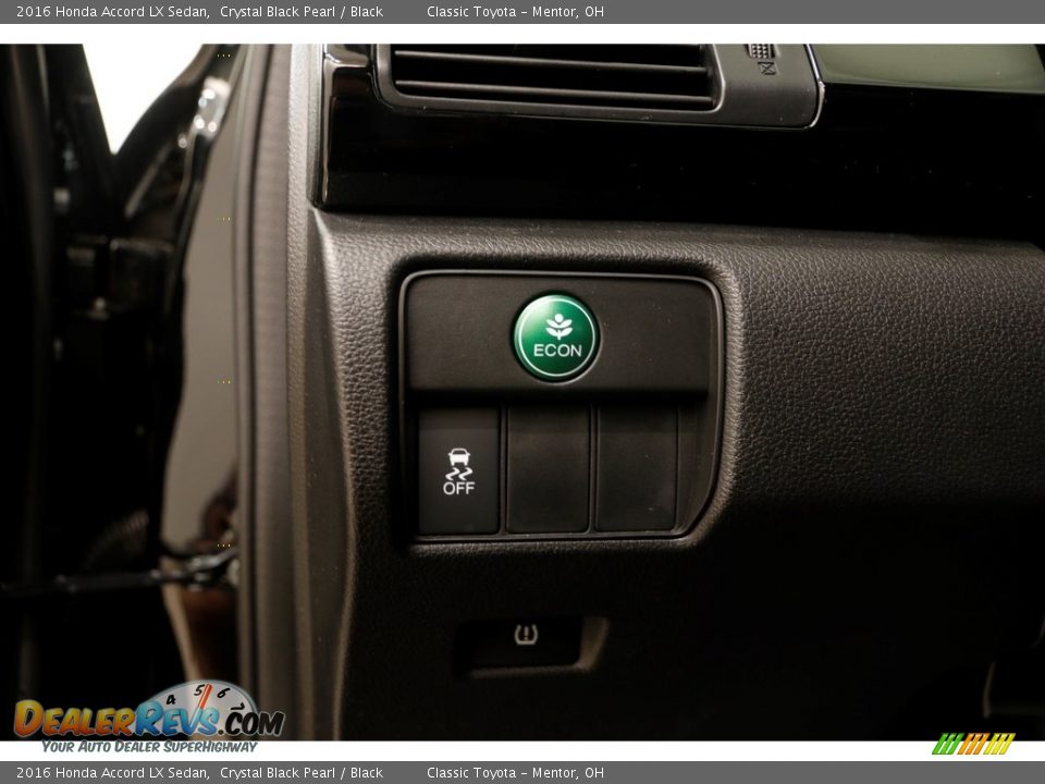 2016 Honda Accord LX Sedan Crystal Black Pearl / Black Photo #5