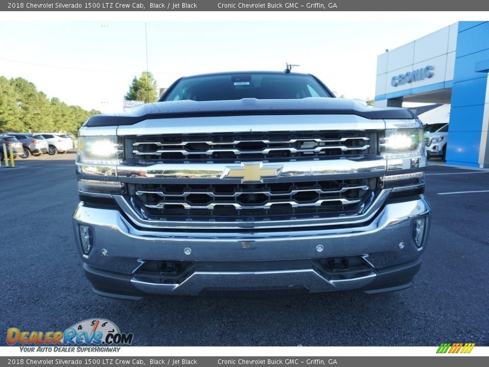 2018 Chevrolet Silverado 1500 LTZ Crew Cab Black / Jet Black Photo #2