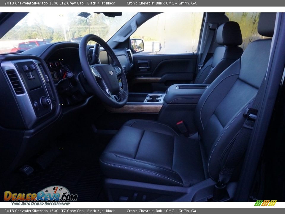 2018 Chevrolet Silverado 1500 LTZ Crew Cab Black / Jet Black Photo #4