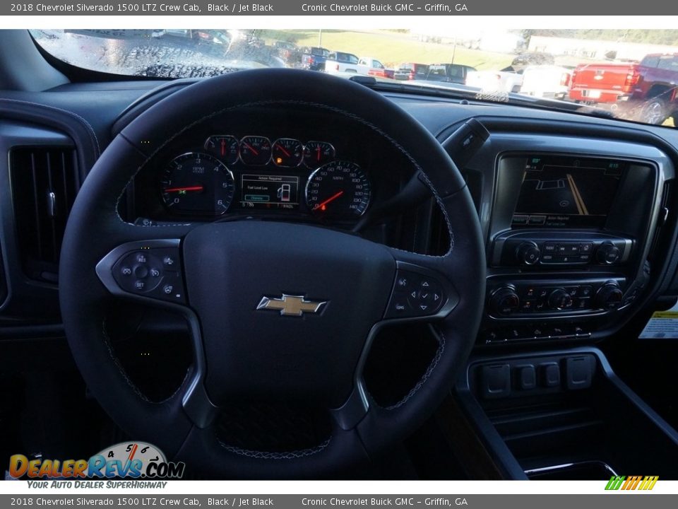 2018 Chevrolet Silverado 1500 LTZ Crew Cab Black / Jet Black Photo #5