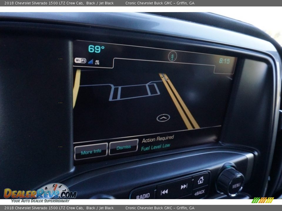 2018 Chevrolet Silverado 1500 LTZ Crew Cab Black / Jet Black Photo #6