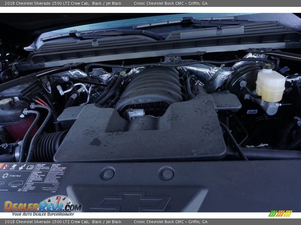 2018 Chevrolet Silverado 1500 LTZ Crew Cab Black / Jet Black Photo #9