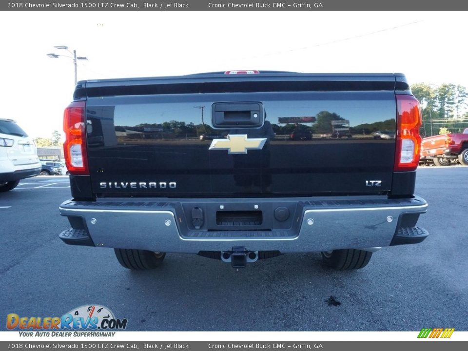 2018 Chevrolet Silverado 1500 LTZ Crew Cab Black / Jet Black Photo #11