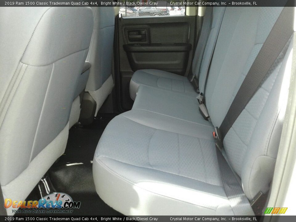 2019 Ram 1500 Classic Tradesman Quad Cab 4x4 Bright White / Black/Diesel Gray Photo #10