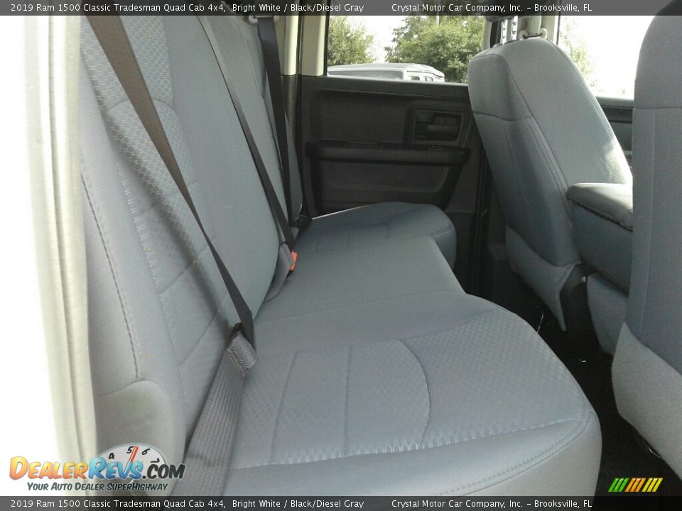 2019 Ram 1500 Classic Tradesman Quad Cab 4x4 Bright White / Black/Diesel Gray Photo #11