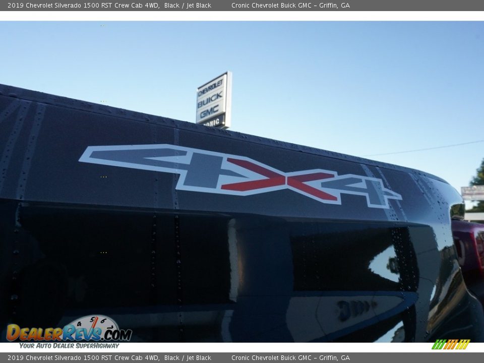 2019 Chevrolet Silverado 1500 RST Crew Cab 4WD Black / Jet Black Photo #15