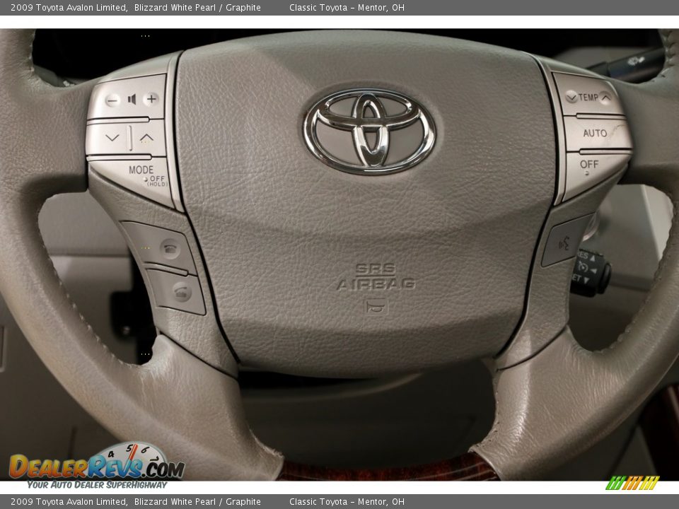 2009 Toyota Avalon Limited Blizzard White Pearl / Graphite Photo #8