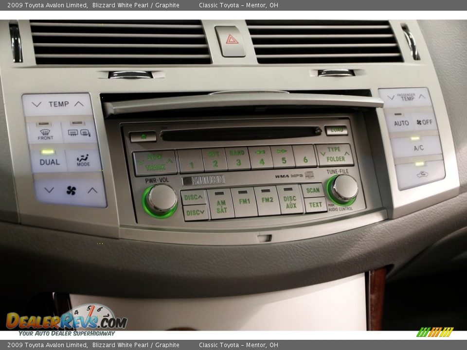 2009 Toyota Avalon Limited Blizzard White Pearl / Graphite Photo #11