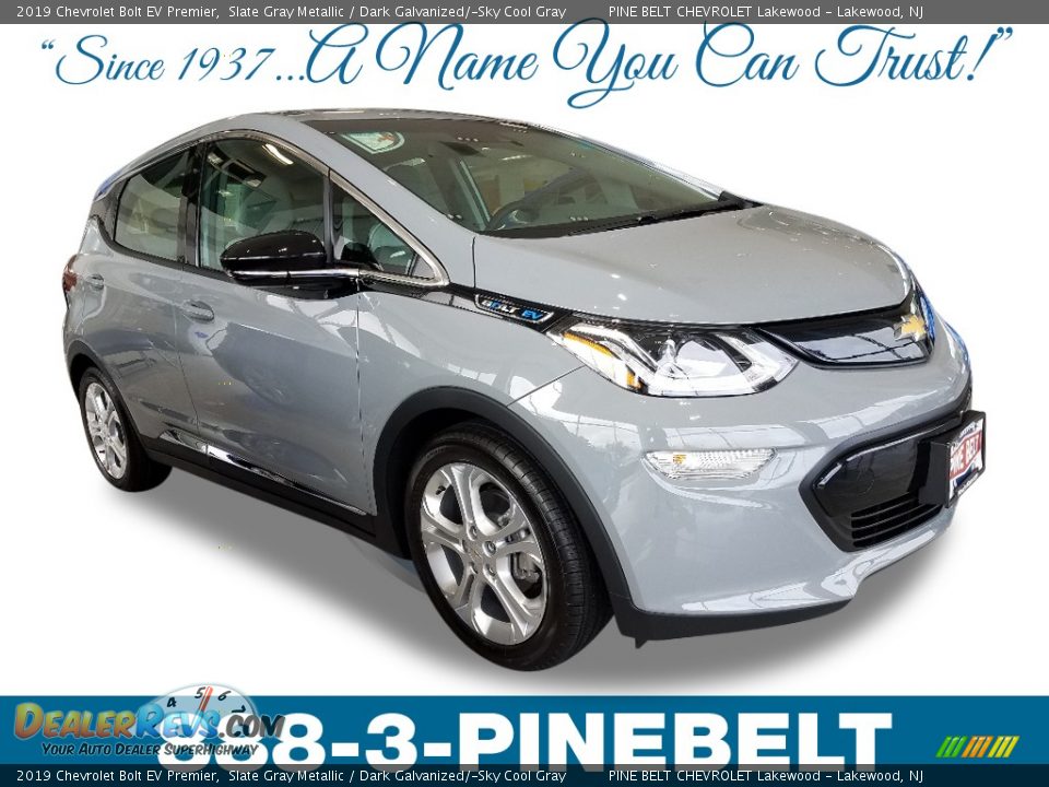 2019 Chevrolet Bolt EV Premier Slate Gray Metallic / Dark Galvanized/­Sky Cool Gray Photo #1