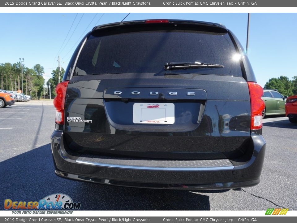 2019 Dodge Grand Caravan SE Black Onyx Crystal Pearl / Black/Light Graystone Photo #11