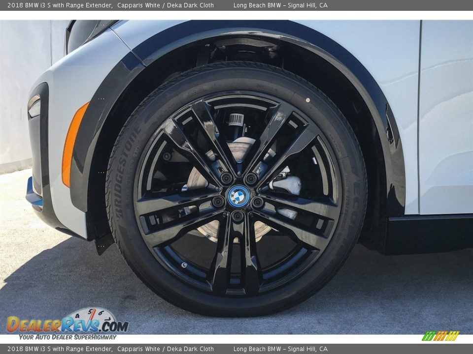 2018 BMW i3 S with Range Extender Capparis White / Deka Dark Cloth Photo #9