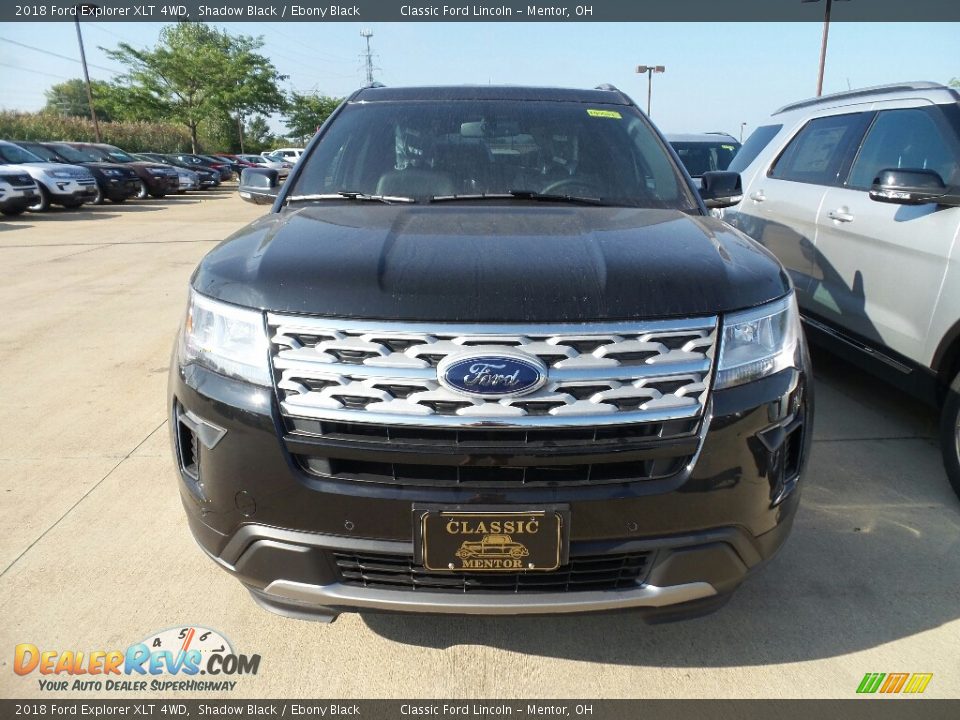 2018 Ford Explorer XLT 4WD Shadow Black / Ebony Black Photo #2