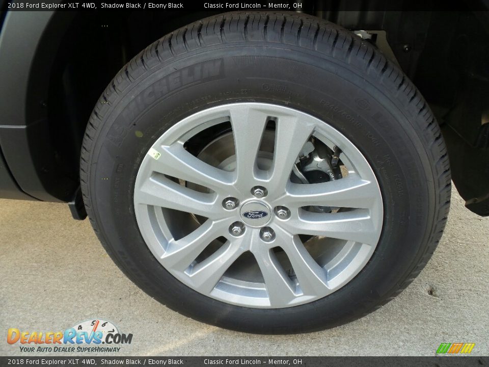 2018 Ford Explorer XLT 4WD Shadow Black / Ebony Black Photo #4