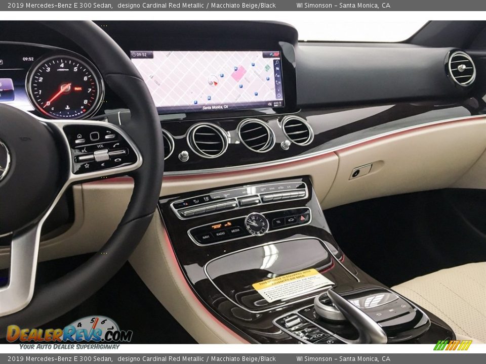 2019 Mercedes-Benz E 300 Sedan designo Cardinal Red Metallic / Macchiato Beige/Black Photo #6