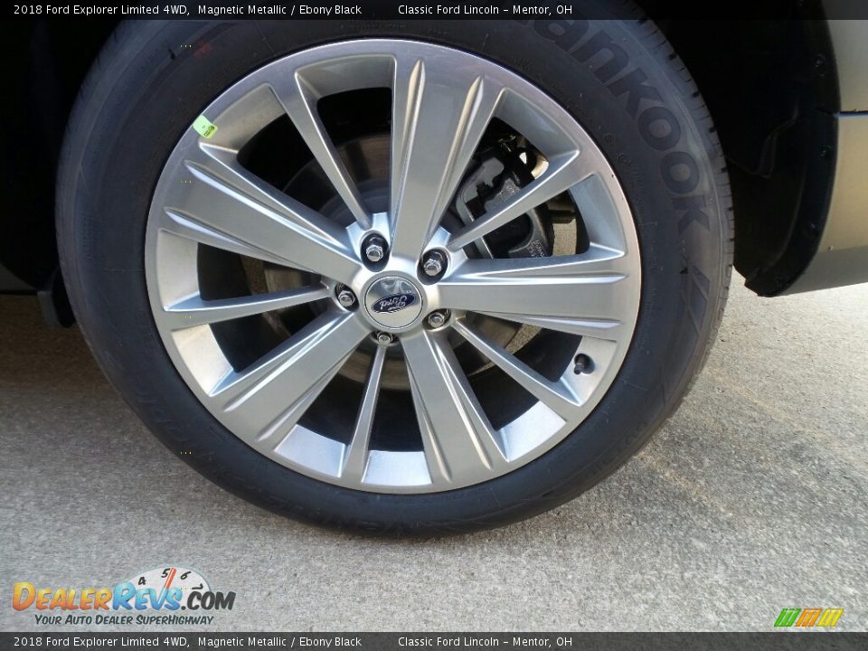 2018 Ford Explorer Limited 4WD Magnetic Metallic / Ebony Black Photo #4