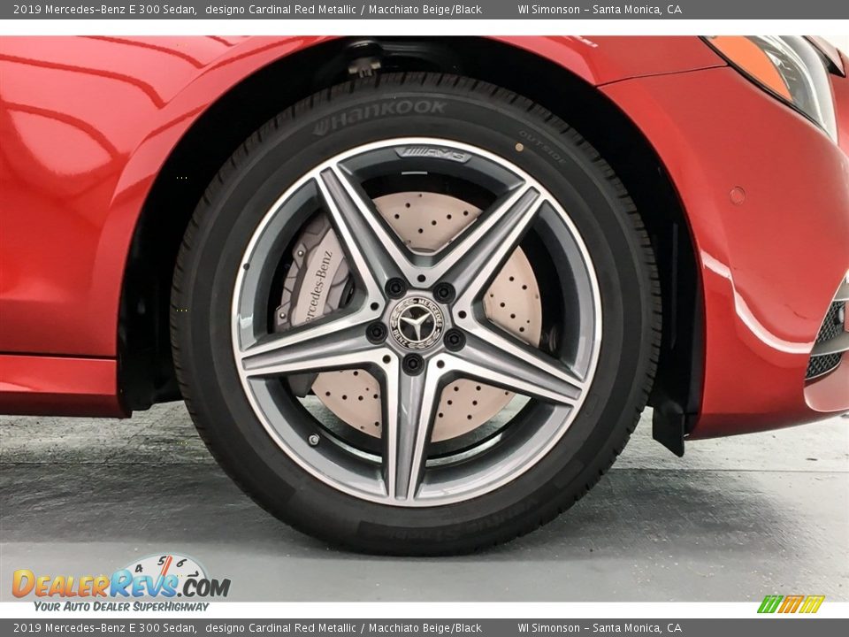 2019 Mercedes-Benz E 300 Sedan designo Cardinal Red Metallic / Macchiato Beige/Black Photo #9