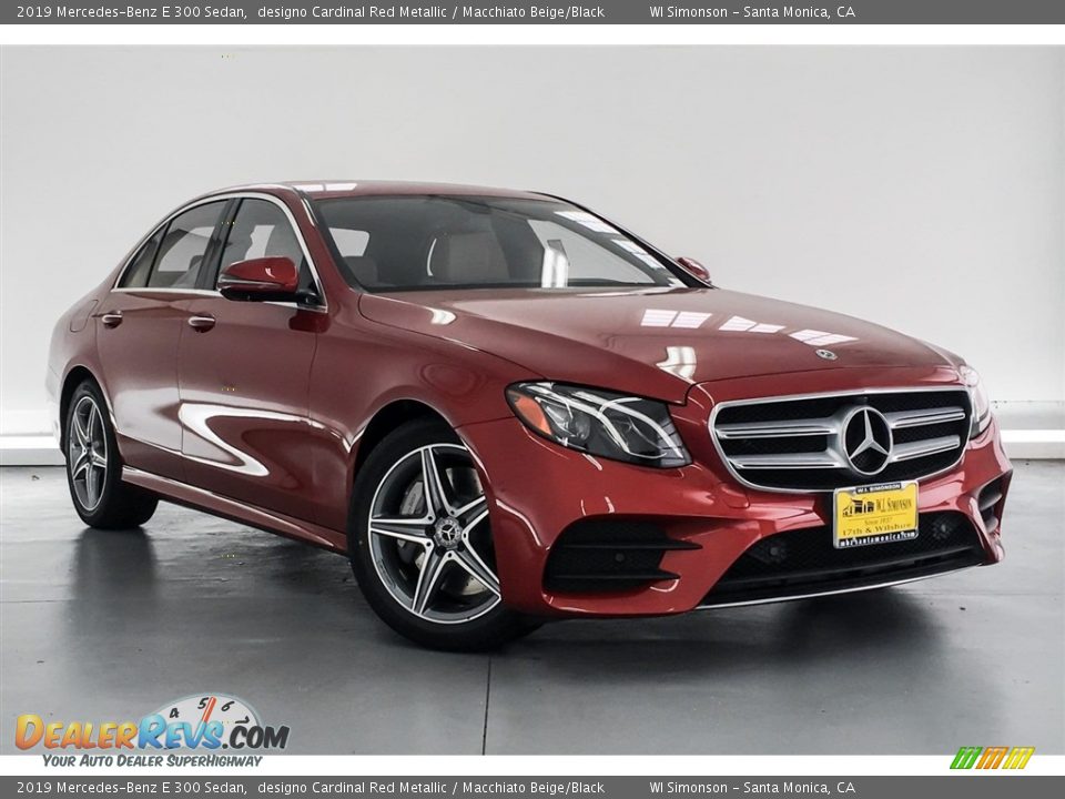 2019 Mercedes-Benz E 300 Sedan designo Cardinal Red Metallic / Macchiato Beige/Black Photo #12