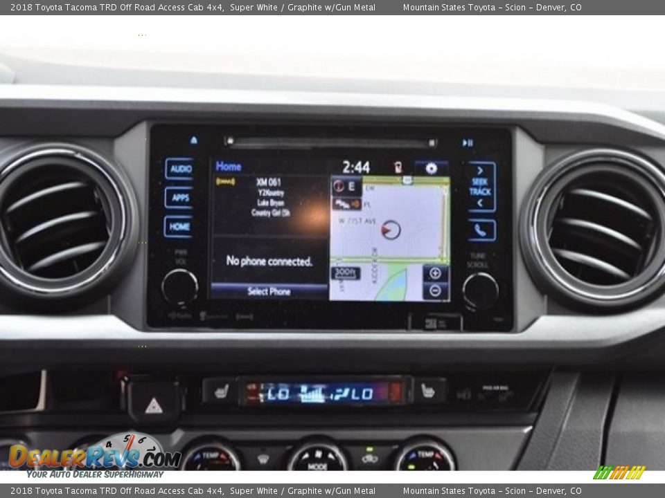 2018 Toyota Tacoma TRD Off Road Access Cab 4x4 Super White / Graphite w/Gun Metal Photo #10