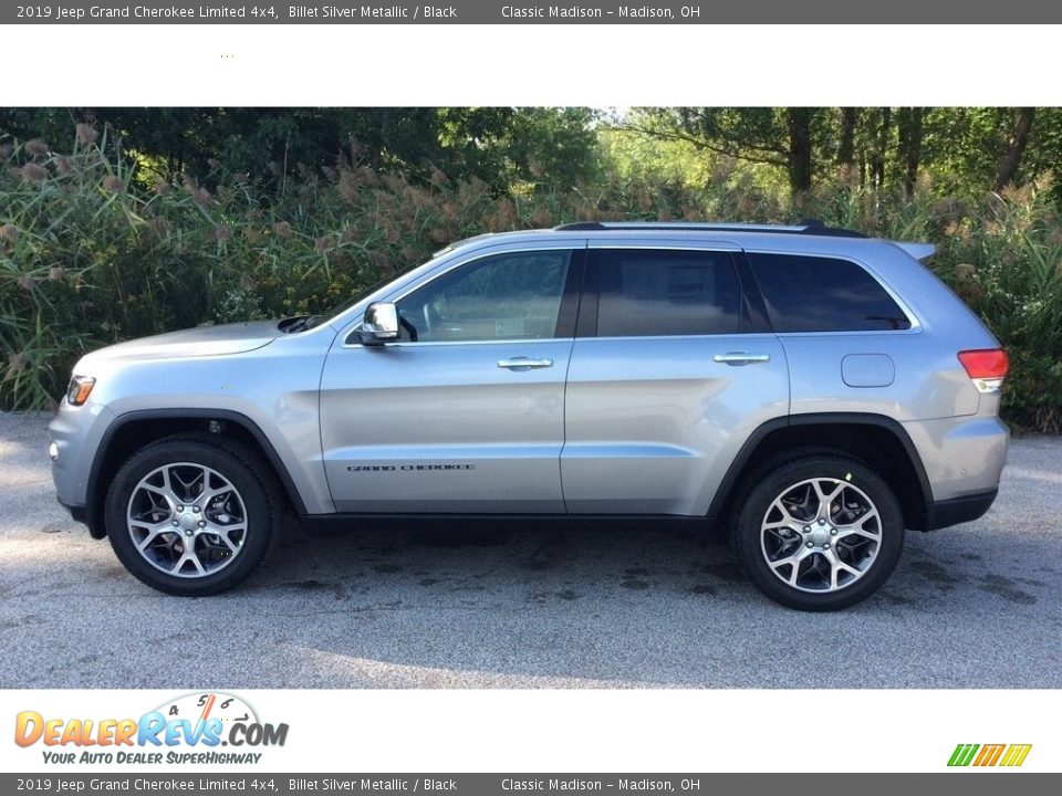 2019 Jeep Grand Cherokee Limited 4x4 Billet Silver Metallic / Black Photo #3