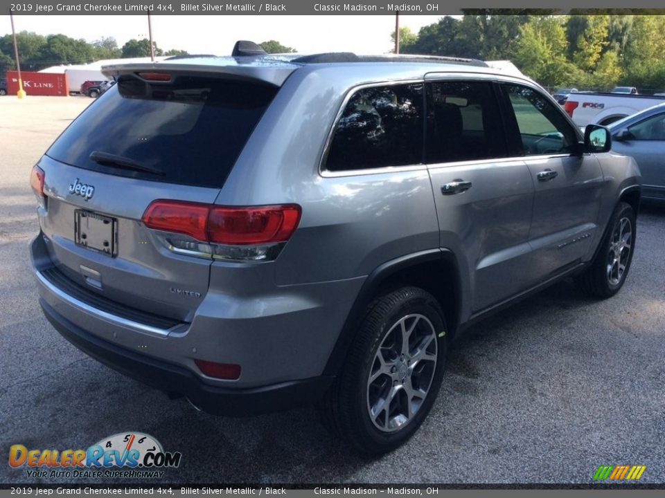 2019 Jeep Grand Cherokee Limited 4x4 Billet Silver Metallic / Black Photo #6