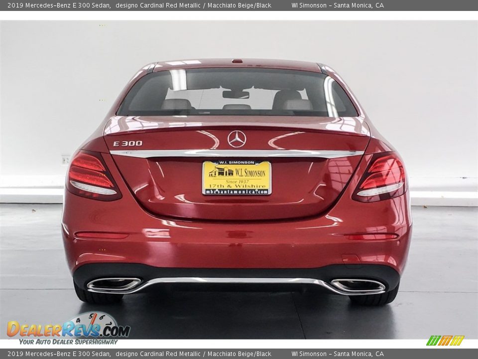 2019 Mercedes-Benz E 300 Sedan designo Cardinal Red Metallic / Macchiato Beige/Black Photo #3