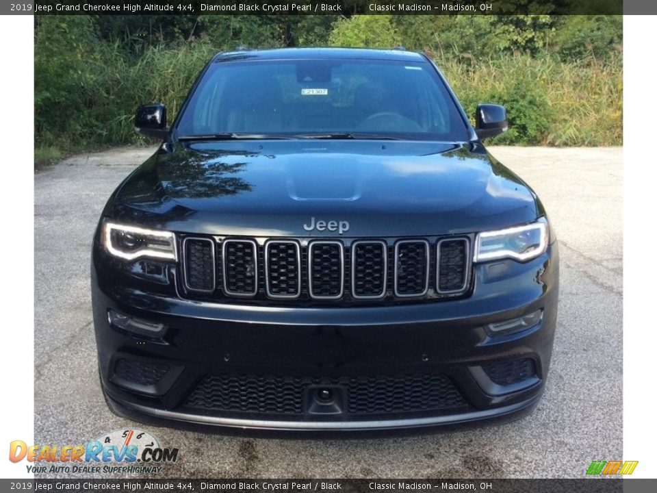 2019 Jeep Grand Cherokee High Altitude 4x4 Diamond Black Crystal Pearl / Black Photo #2