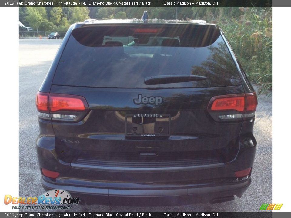 2019 Jeep Grand Cherokee High Altitude 4x4 Diamond Black Crystal Pearl / Black Photo #5