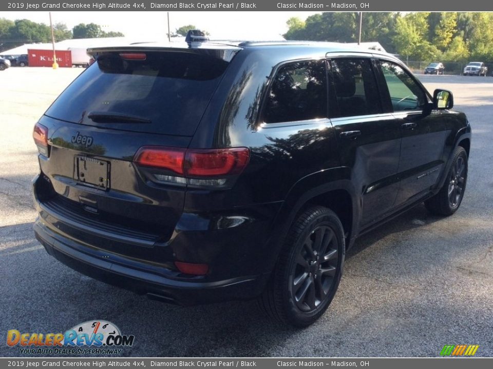 2019 Jeep Grand Cherokee High Altitude 4x4 Diamond Black Crystal Pearl / Black Photo #6