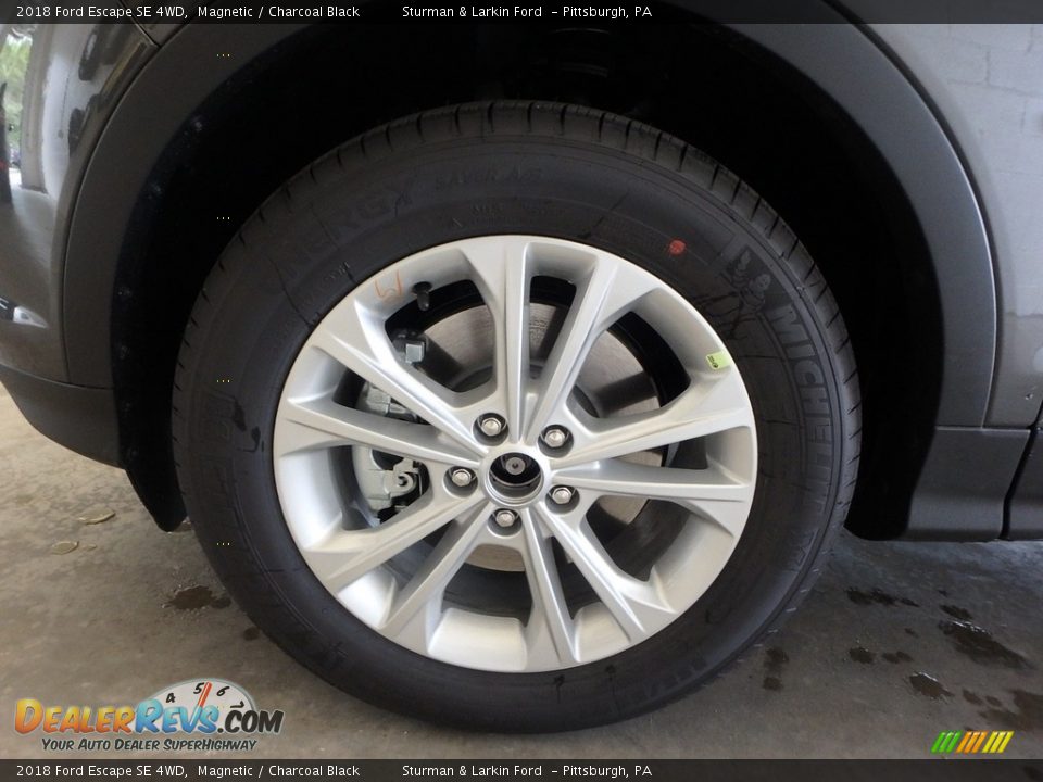 2018 Ford Escape SE 4WD Magnetic / Charcoal Black Photo #5