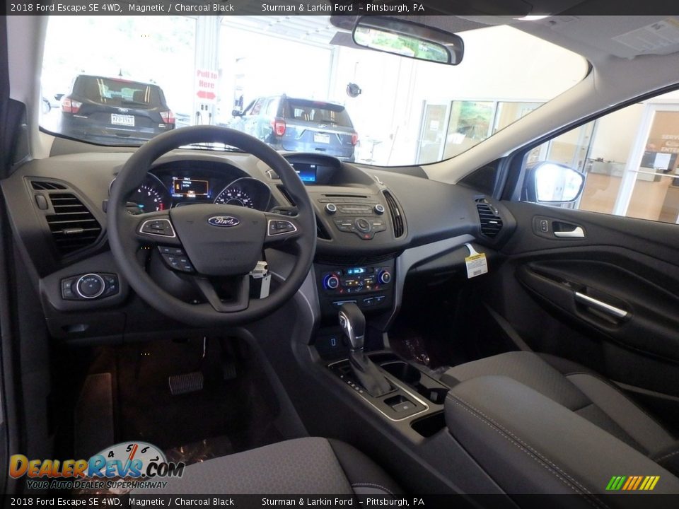 2018 Ford Escape SE 4WD Magnetic / Charcoal Black Photo #8