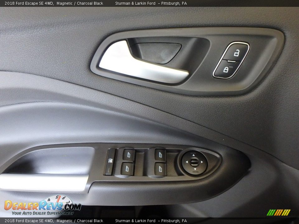 2018 Ford Escape SE 4WD Magnetic / Charcoal Black Photo #9