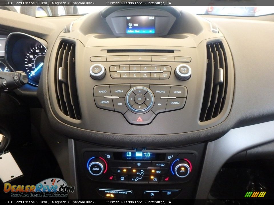 2018 Ford Escape SE 4WD Magnetic / Charcoal Black Photo #12