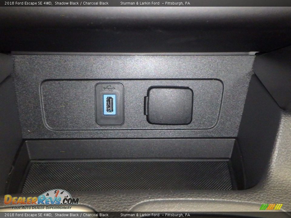2018 Ford Escape SE 4WD Shadow Black / Charcoal Black Photo #14