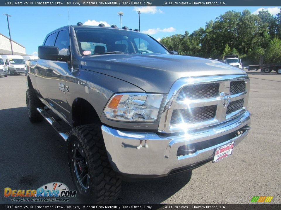 2013 Ram 2500 Tradesman Crew Cab 4x4 Mineral Gray Metallic / Black/Diesel Gray Photo #7