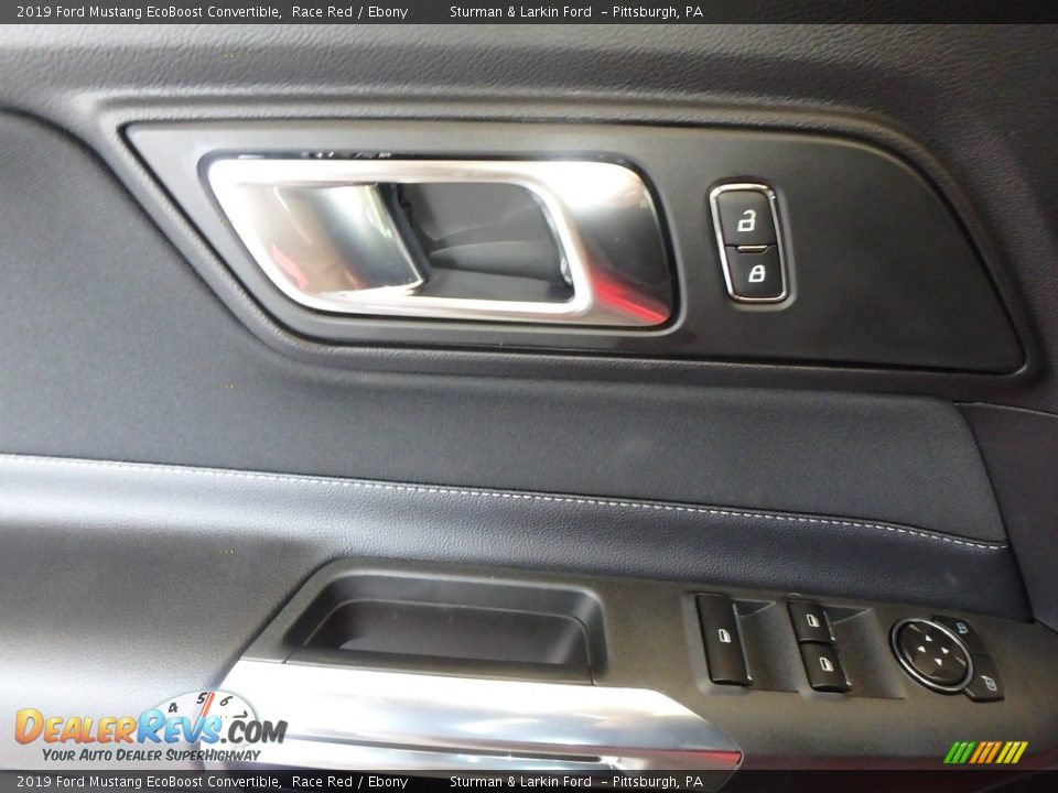 2019 Ford Mustang EcoBoost Convertible Race Red / Ebony Photo #9