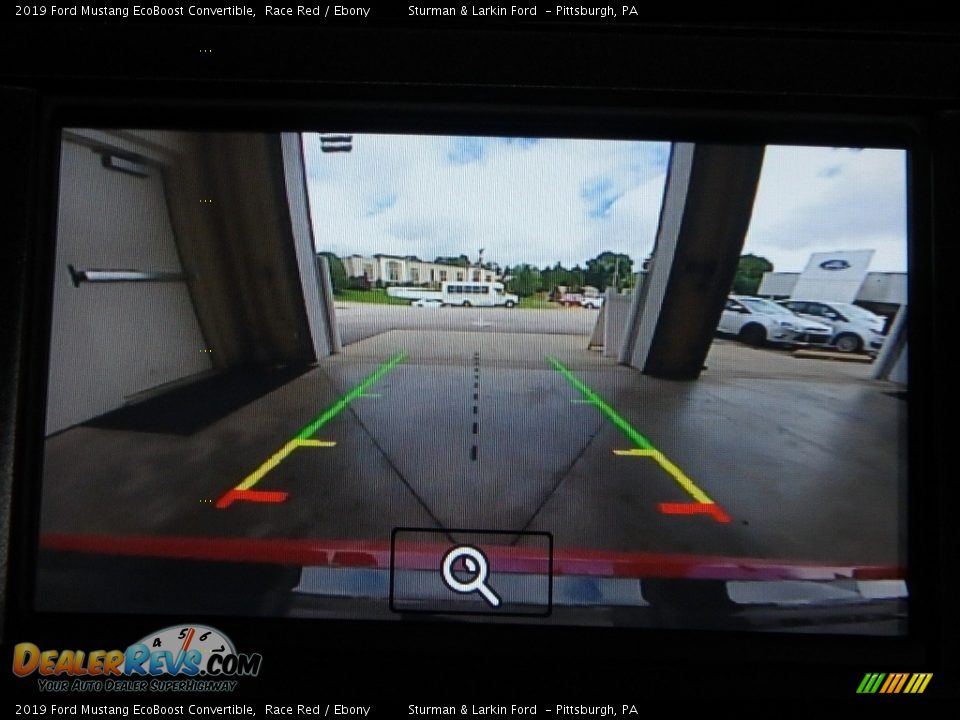 2019 Ford Mustang EcoBoost Convertible Race Red / Ebony Photo #12
