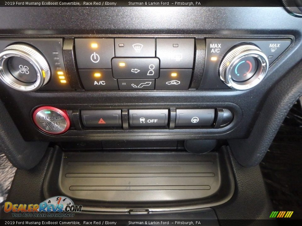 2019 Ford Mustang EcoBoost Convertible Race Red / Ebony Photo #14