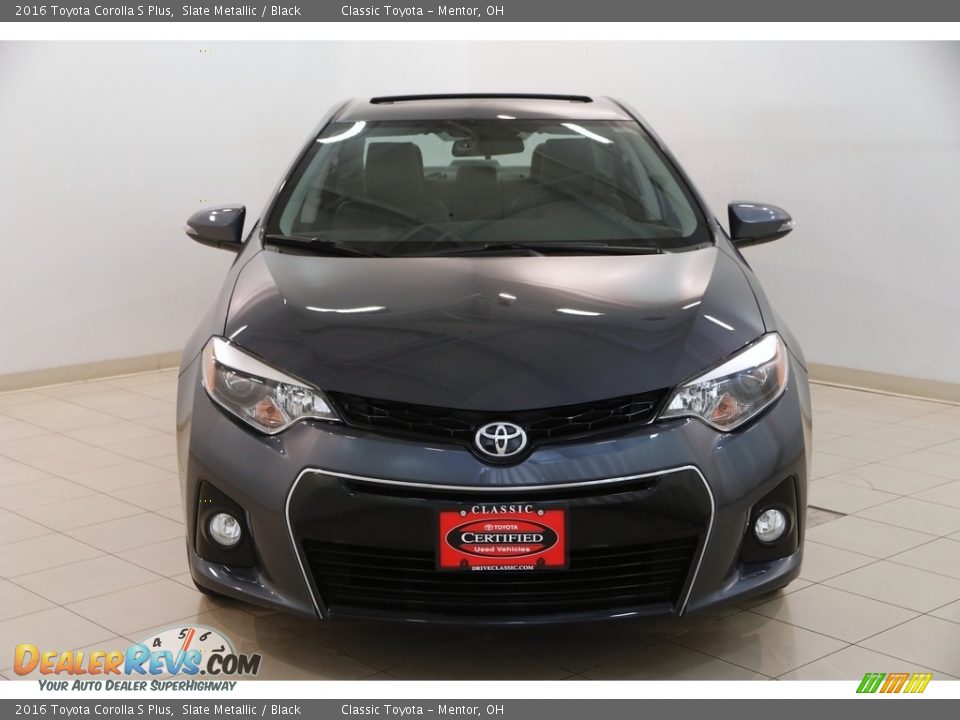 2016 Toyota Corolla S Plus Slate Metallic / Black Photo #2