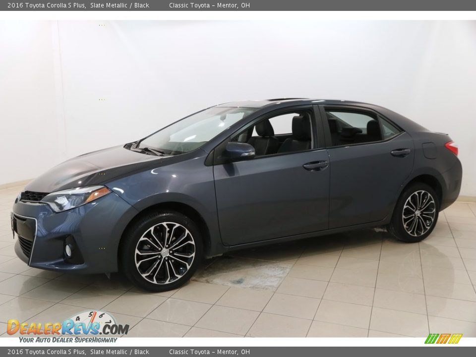 2016 Toyota Corolla S Plus Slate Metallic / Black Photo #3